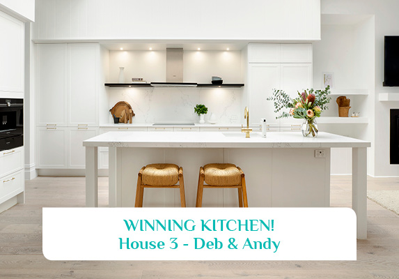 The Block House 3 - Deb & Andy Winning Kitchen