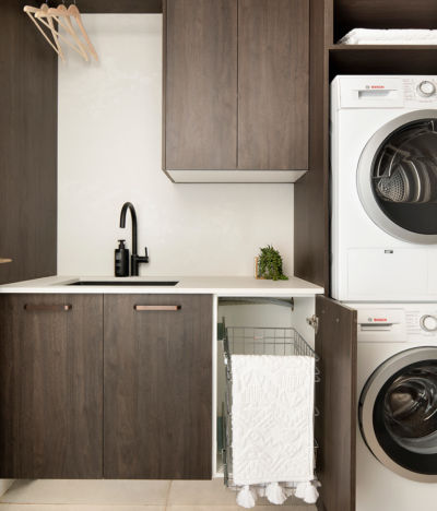 Jesse & Mel’s Laundry | The Block Kitchens & Laundries 2019 | Kinsman ...