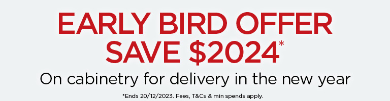 Early Bird Offer - SAVE $2024