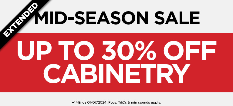 Mid-Season Sale - 30% Off Cabinetry