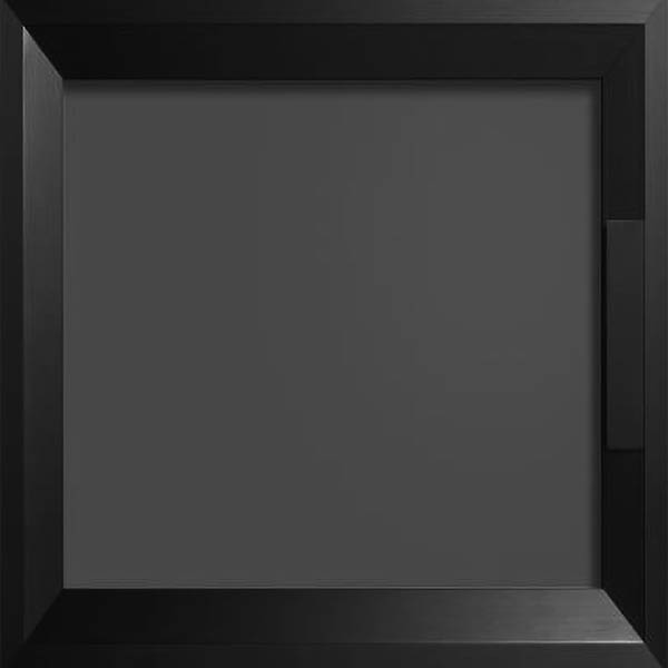 Black Aluminium Square Frame Doors With Acrylic Inserts (new)