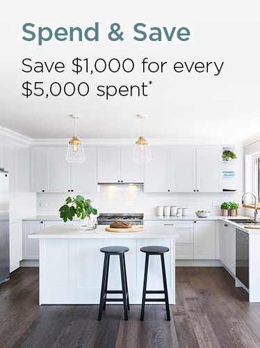 Save $1000 on your Kinsman Kitchen