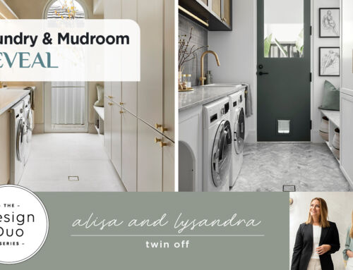 The Design Duo Laundry & Mudroom Reveal by Alisa and Lysandra Fraser