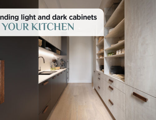 Mastering Elegance: Blending light and dark cabinets in your kitchen