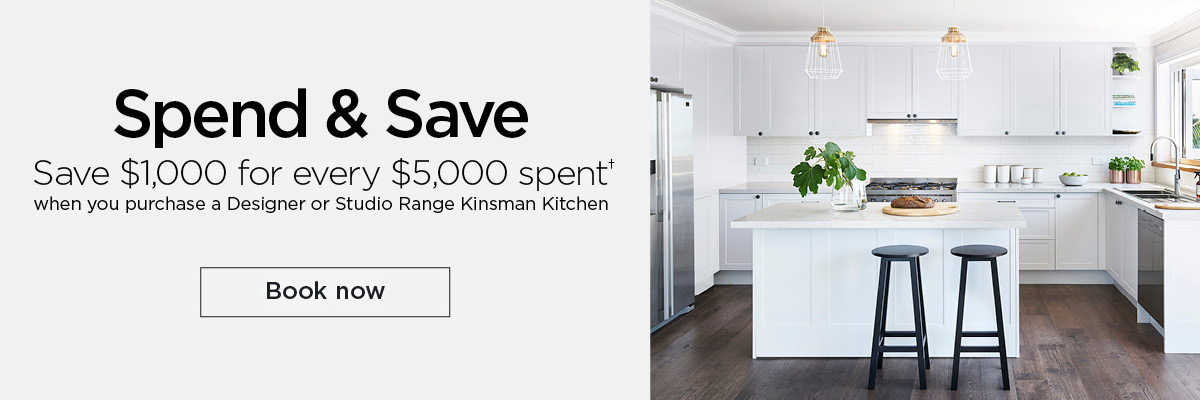 Spend & save on Cabinetry