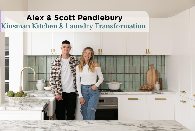 Alex and Scott Pendlebury Kinsman Kitchen & Laundry Transformation