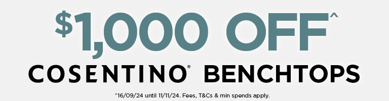 $1,000 Off Cosentino Benchtops