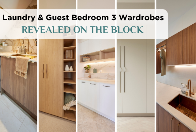 Laundry & Guest Bedroom 3 Wardrobe Revealed on The Block 2024