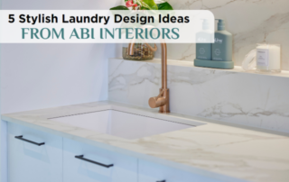 5 Stylish Laundry Design Ideas from ABI Interiors