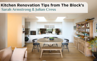 Kitchen Renovation Tips from The Block's Sarah Armstrong & Julian Cress
