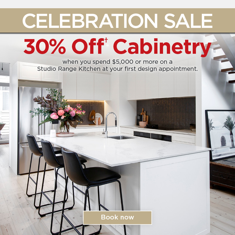 Celebration Sale 30% Off Cabinetry