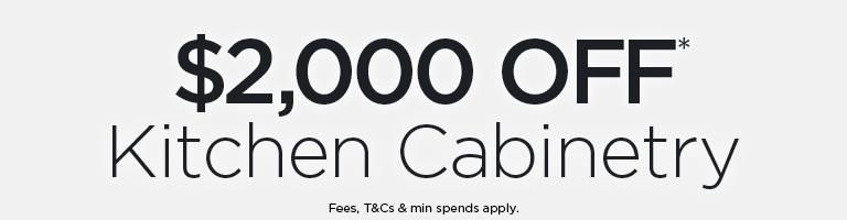 $2,000 Off Kitchen Cabinetry