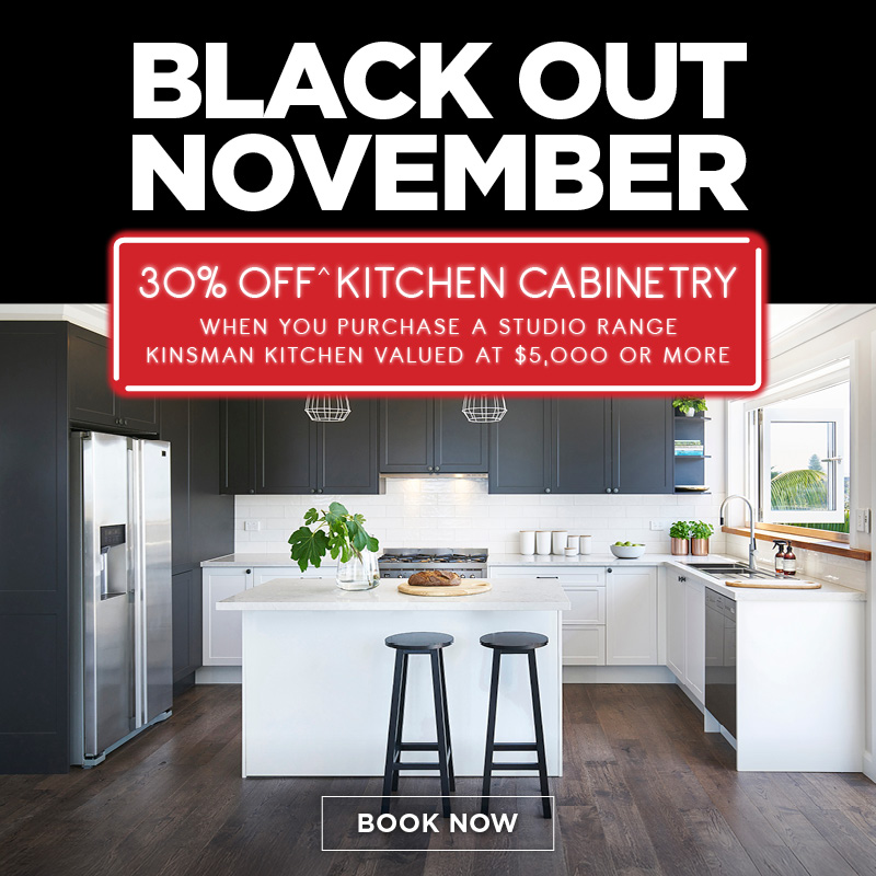 Black Out Sale - 30% Off Cabinetry