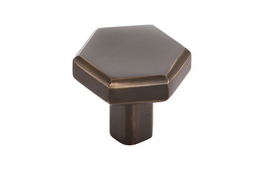 Hendrix Round Antique Brass Knob